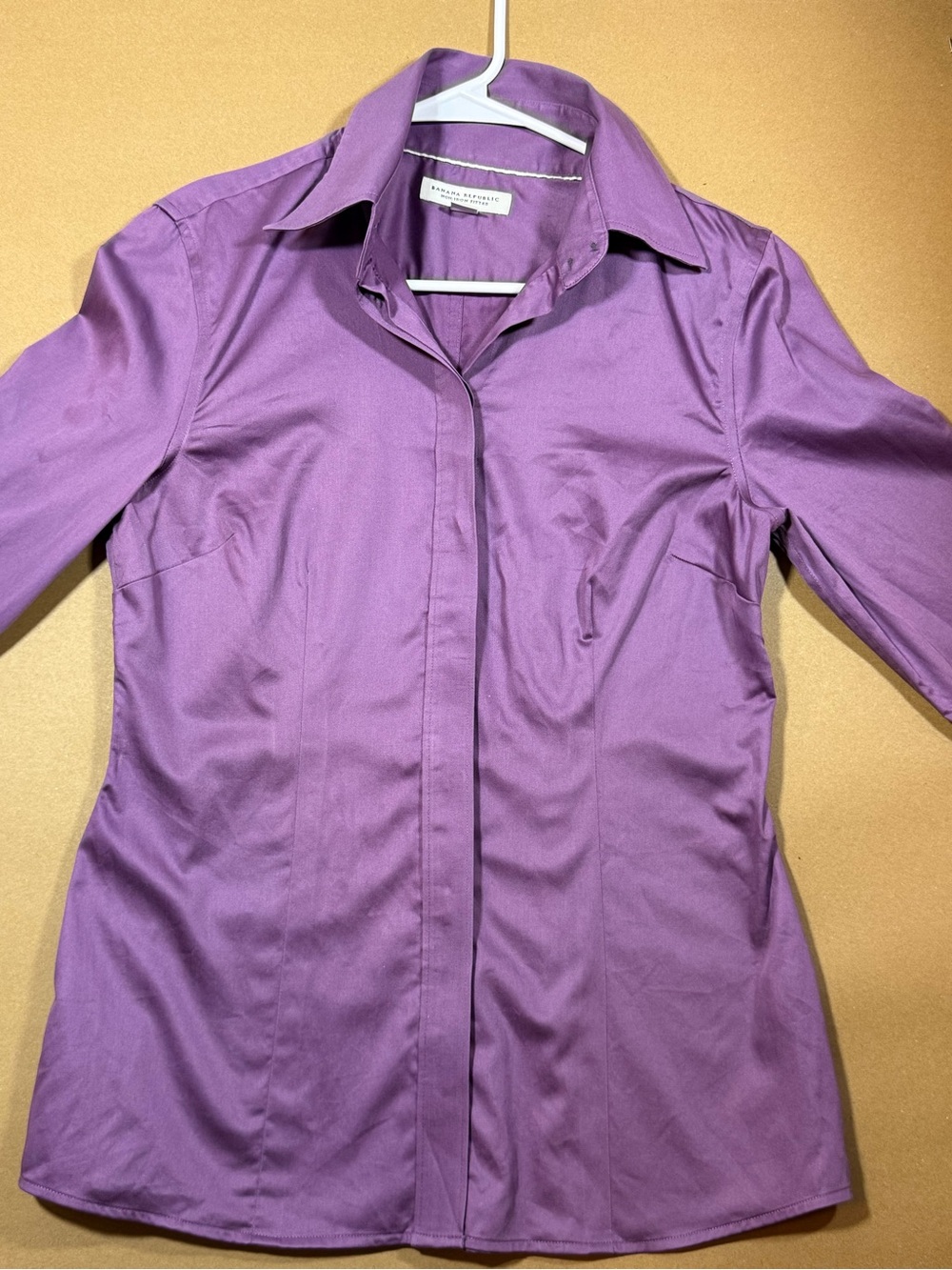 Banana Republic Purple Button-Up Shirt